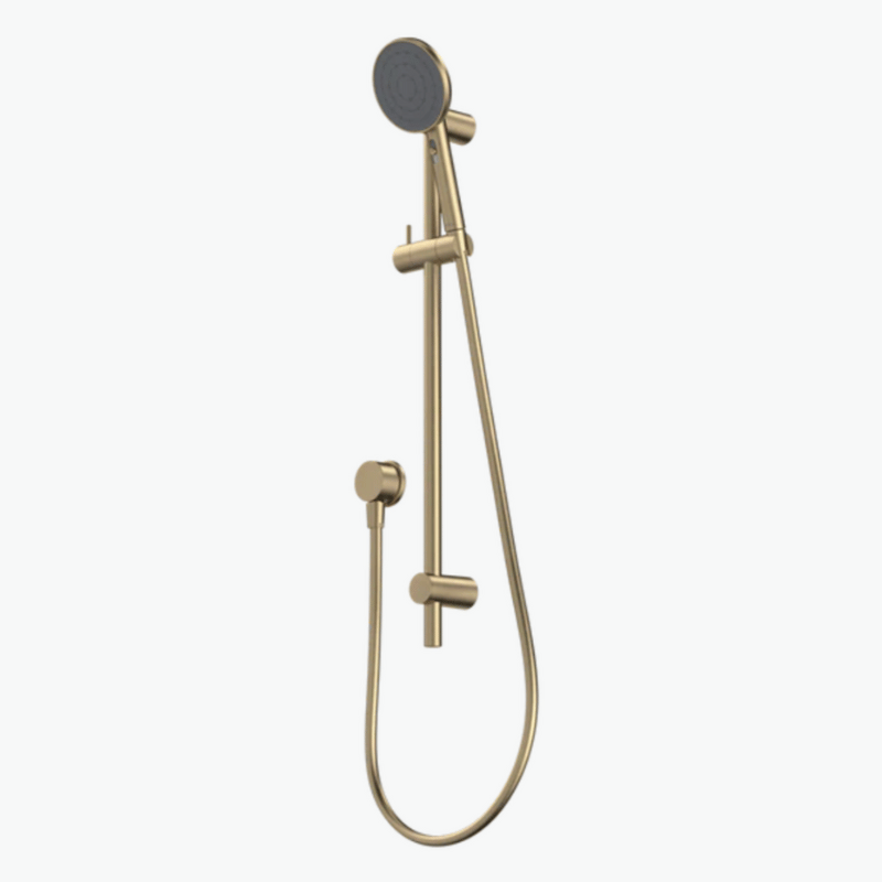 Shower Rail Round - Brushed Gold