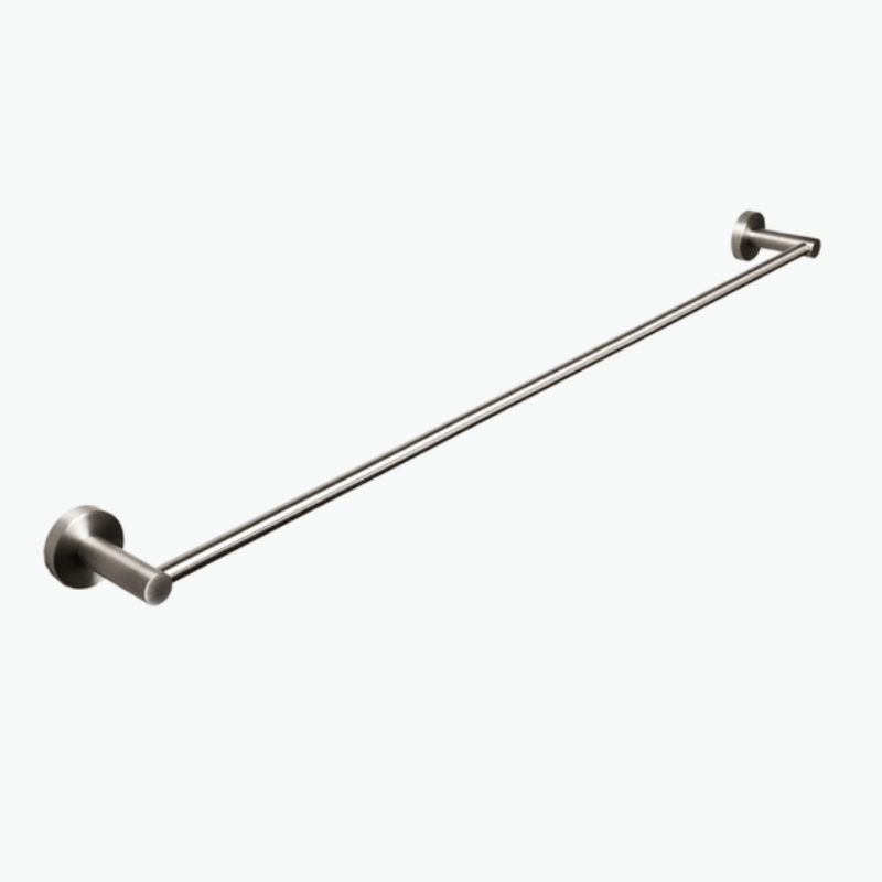 Single Towel Rail - Brushed Nickel