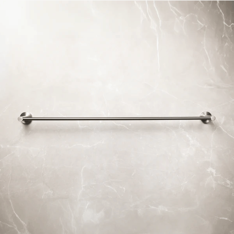 Single Towel Rail - Brushed Nickel