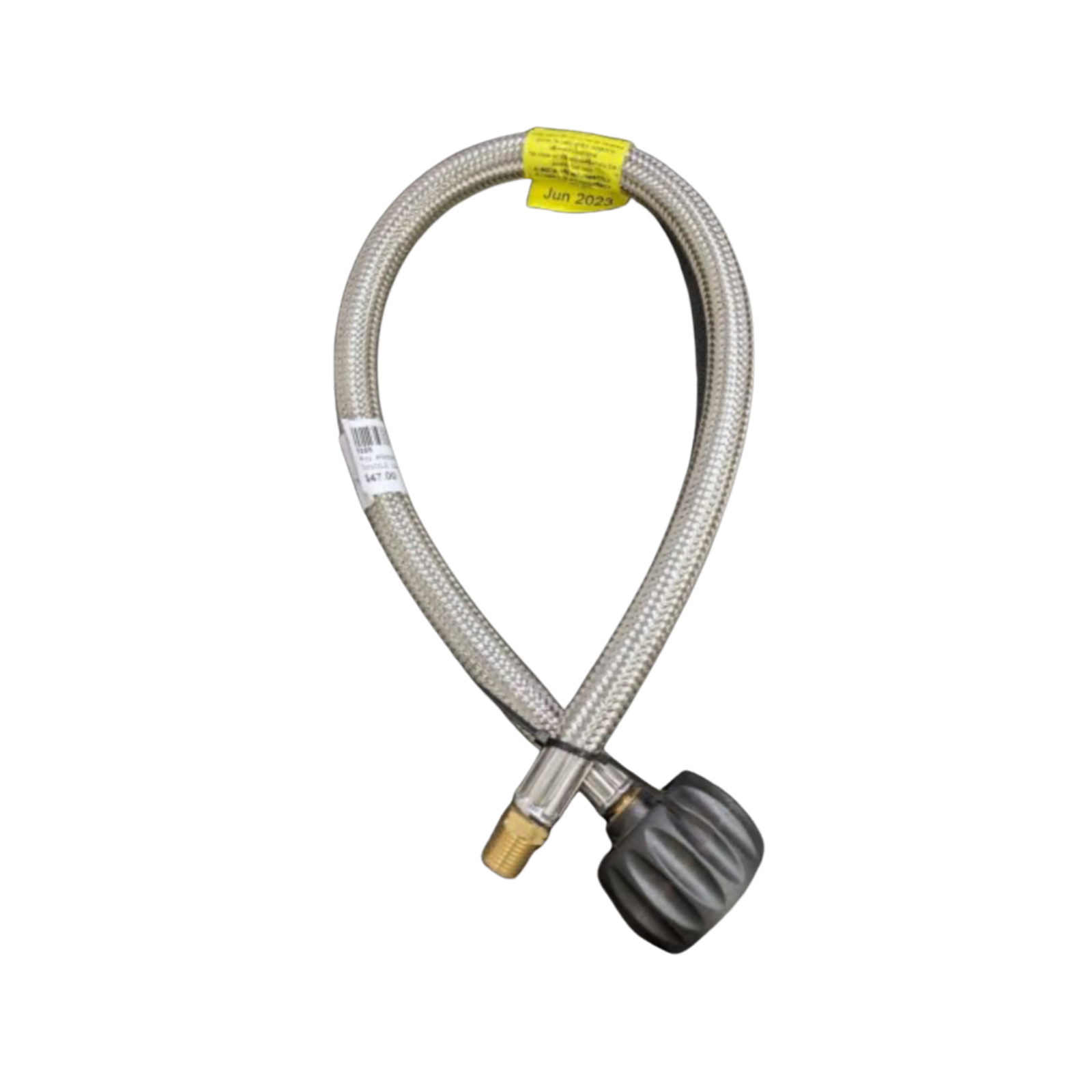 600mm Gas Regulator Flexi Hose – Caravan & RV LPG Hose | 5/16" Inverted Flare, AGA Approved
