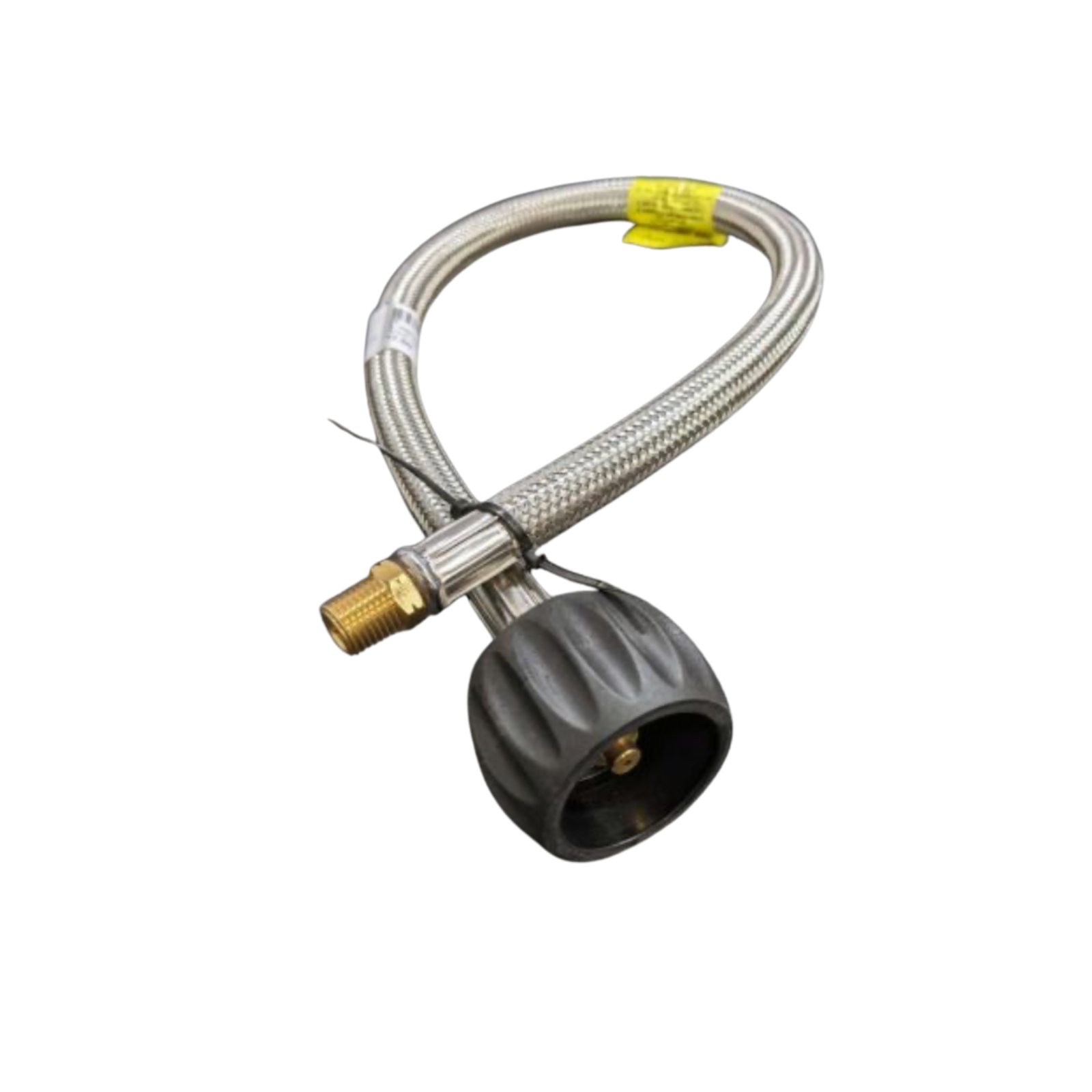 600mm Gas Regulator Flexi Hose – Caravan & RV LPG Hose | 5/16" Inverted Flare, AGA Approved