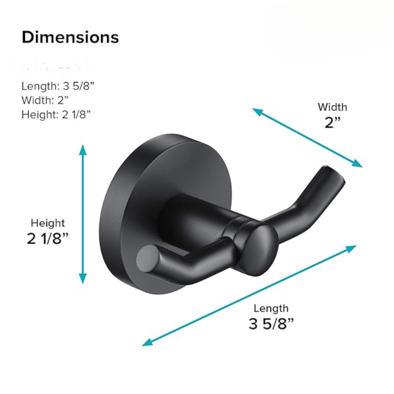 Towel Hook Matte Black