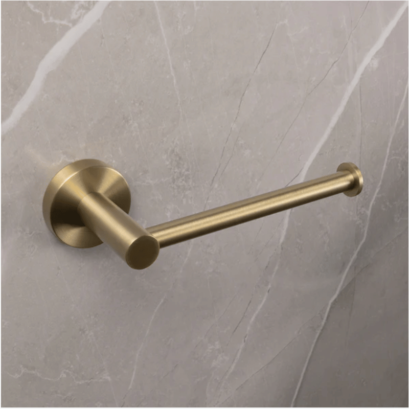 Toilet Roll Holder Brushed Gold