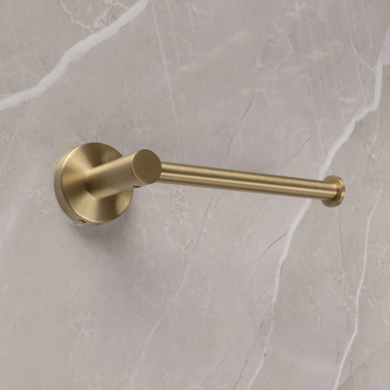 Toilet Roll Holder Brushed Gold