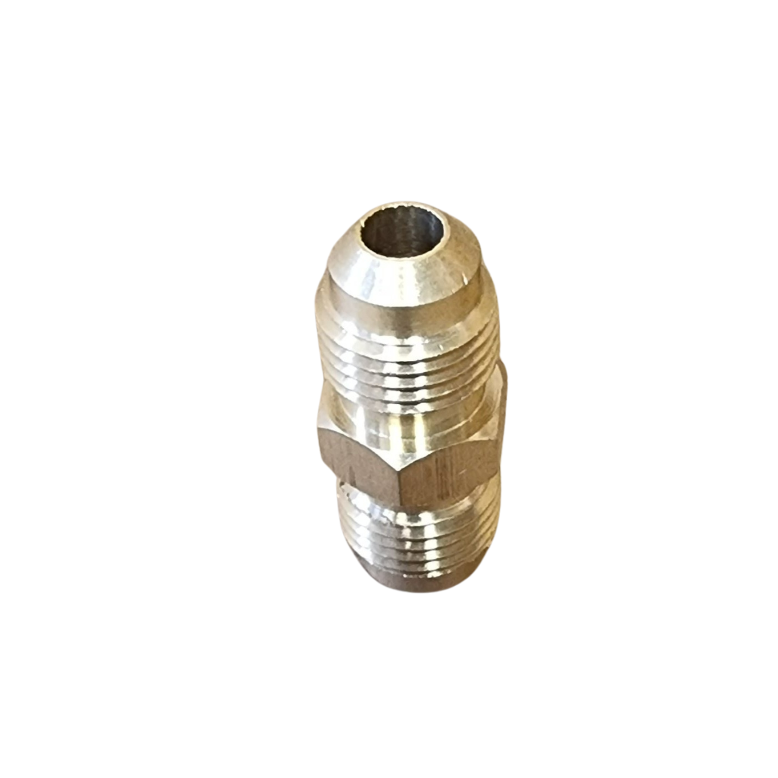 5/16" x 5/16" Compression Joiner – Brass Straight Connector for Copper & Gas Pipe Fittings