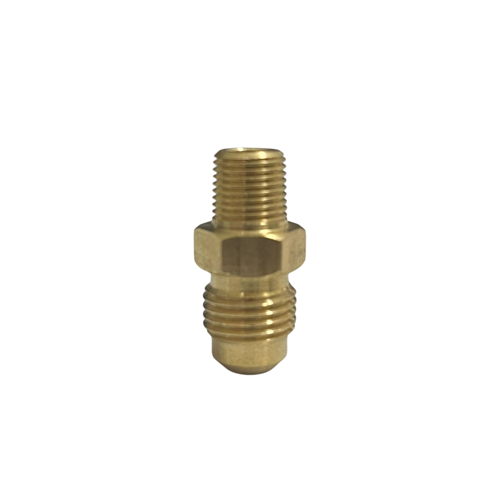 5/16" Flare x 1/8" BSPT Joiner – Brass Fridge Gas Union for Caravan, RV & LPG Systems