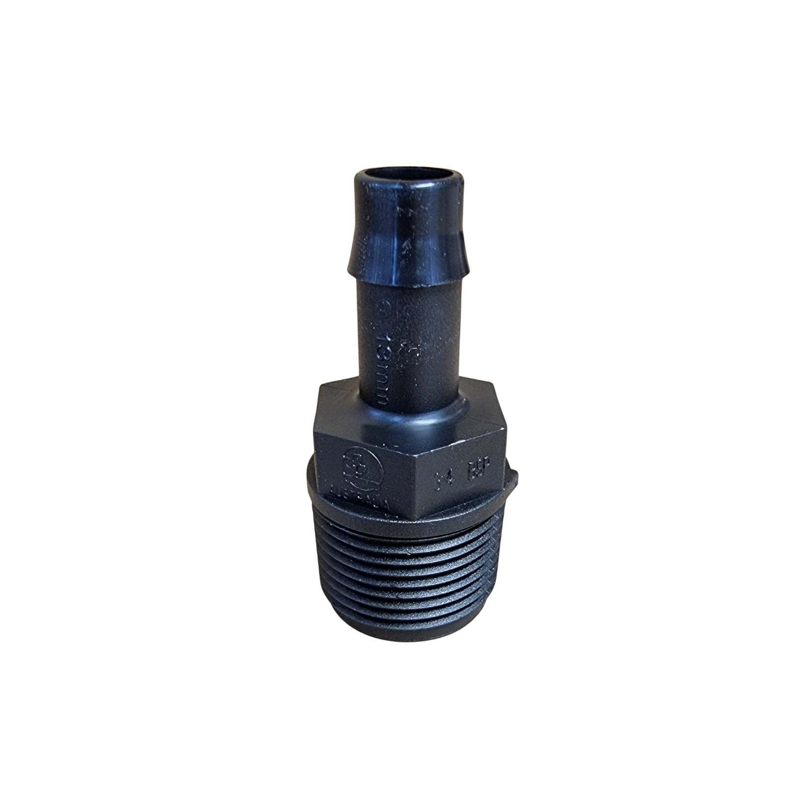 13mm Barb x 1/2" BSPT Poly Director Fitting – Hose to Thread Adaptor for Irrigation, Caravan & Water Systems
