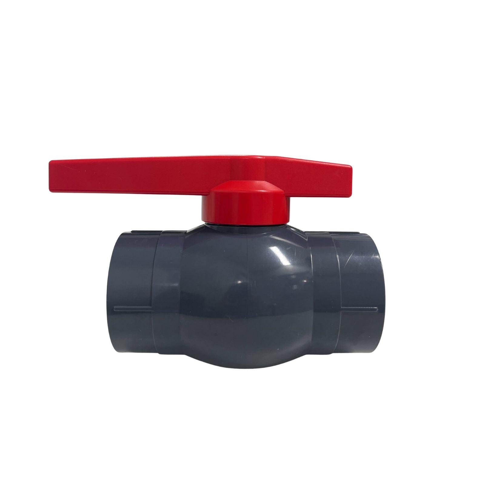 40MM PVC BALL VALVE GREY 1 1/2" BSP - 40MM FEMALE/FEMALE THREADED ENDS