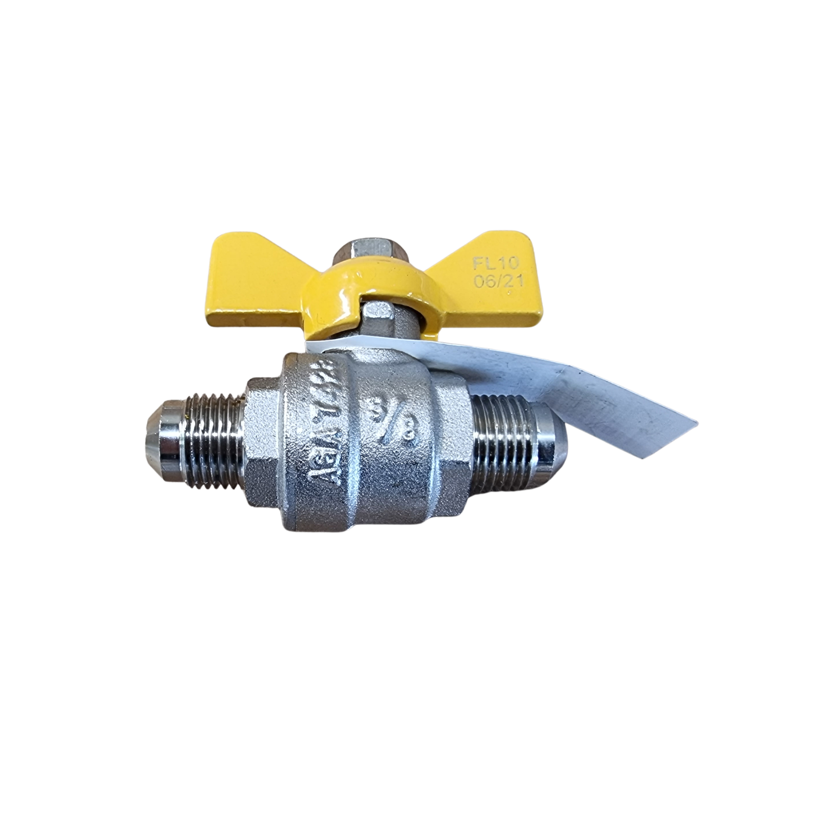 3/8" Gas Tap / Cock – Brass LPG Shut-Off Valve for Caravan, RV & Gas Appliance Systems