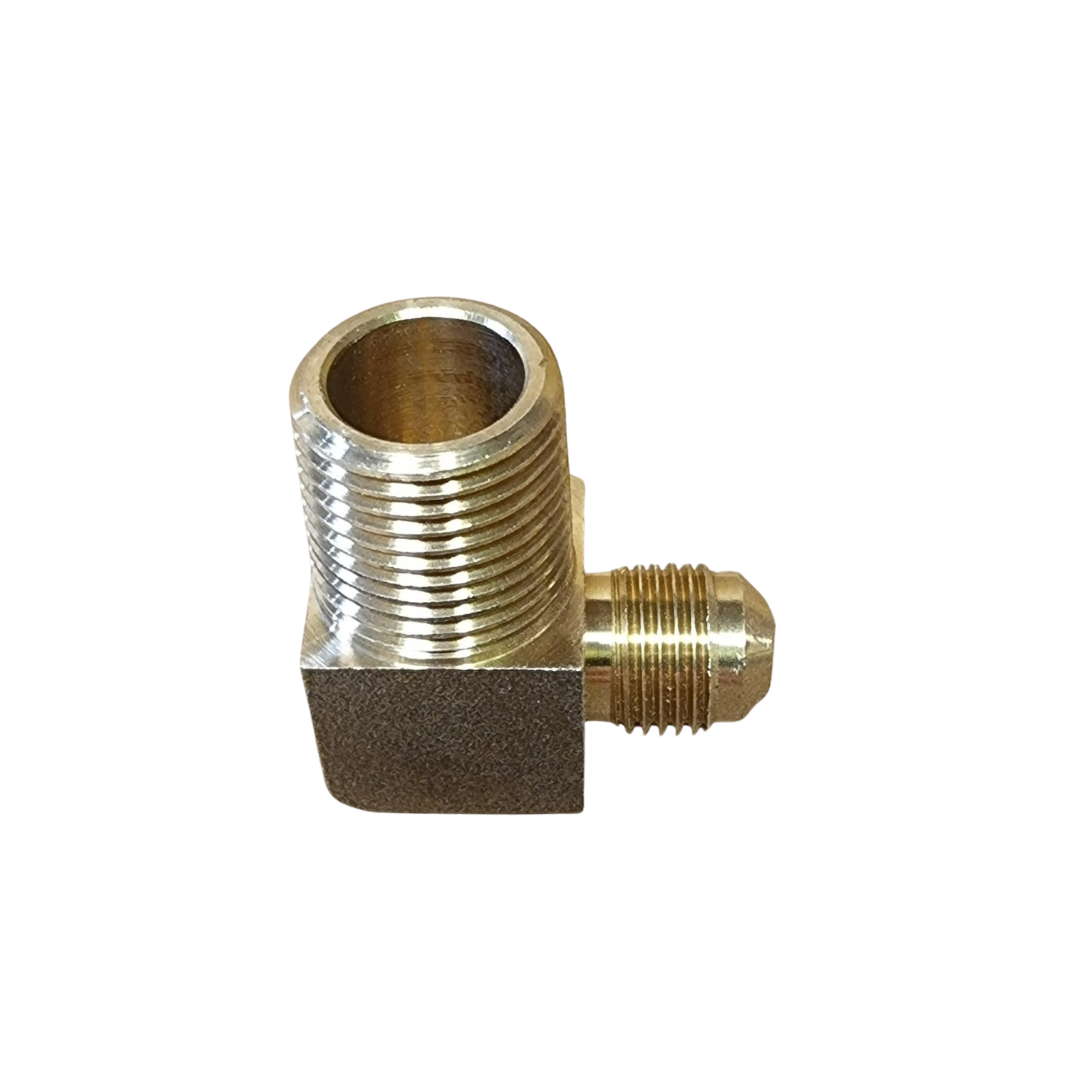 3/8" Compression x 1/2" BSPM Elbow – Brass Gas & Plumbing 90° Fitting for Caravan, RV & LPG Systems