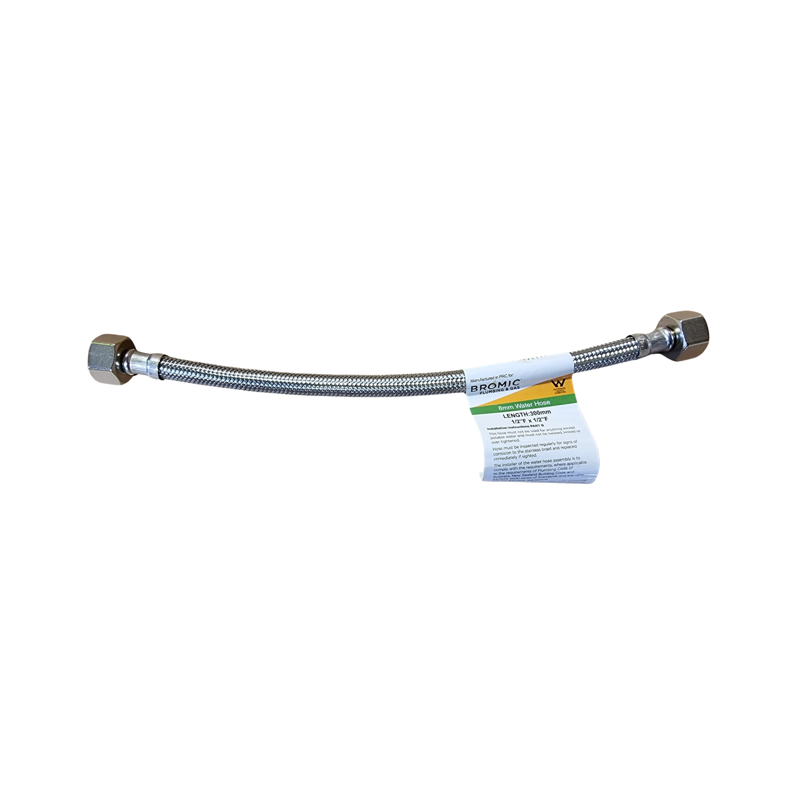 Flexi Hose Water 1/2" 300mm