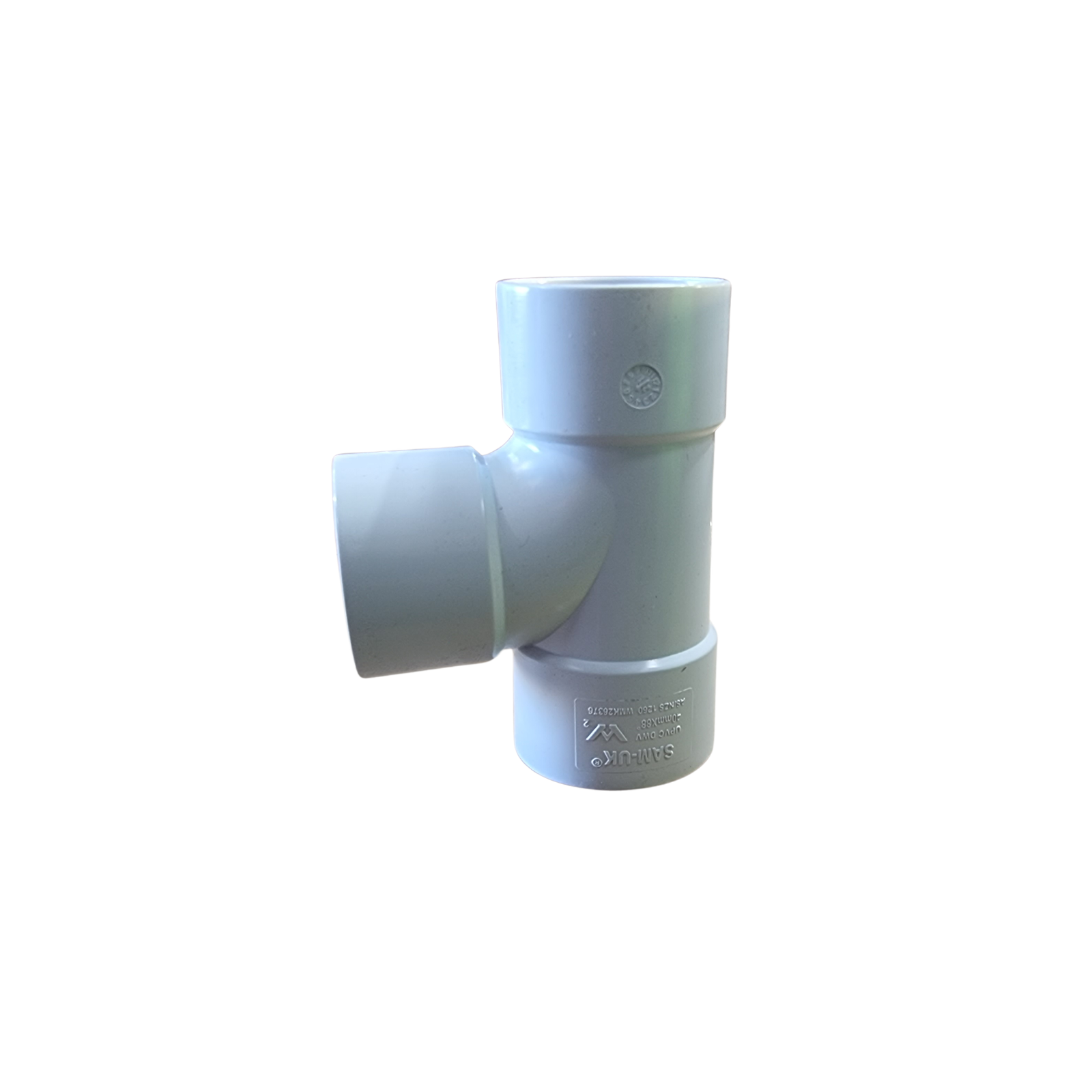 PVC DWV 40mm 90° Tee F/F/F Junction – Drain Waste Vent Pipe Fitting for Plumbing, Drainage & Caravan Systems
