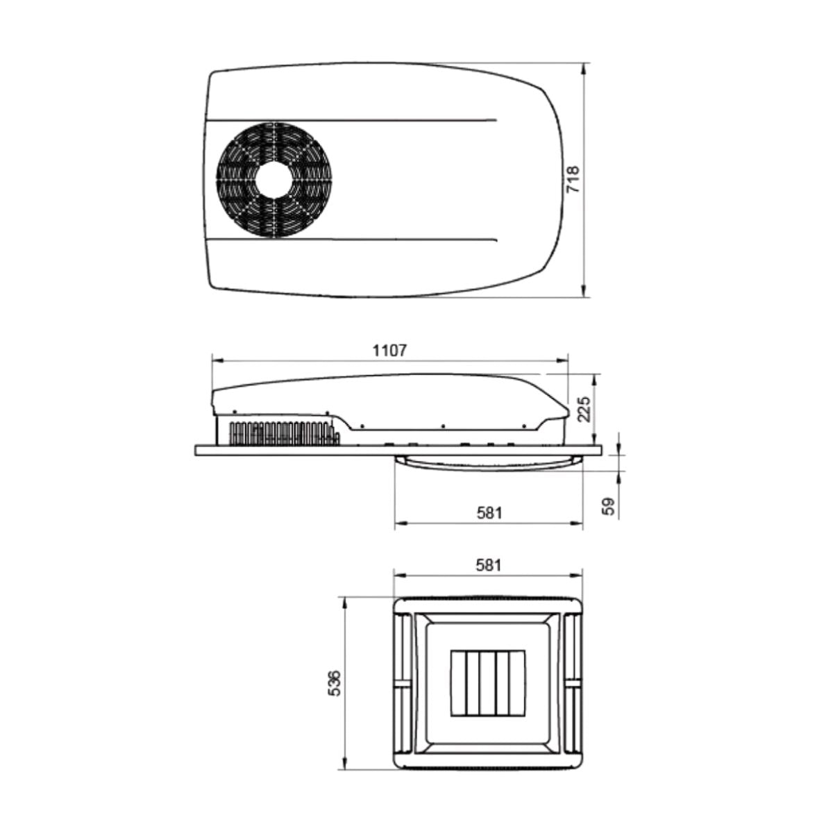 MyCOOLMAN Inverter Roof Top Air Conditioner 3kw