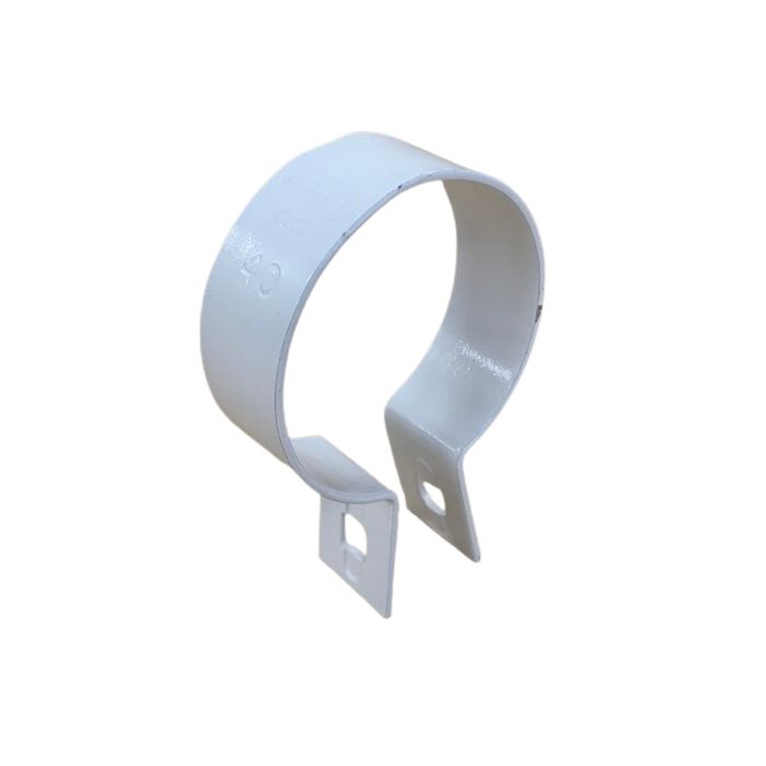 40mm PVC Clip Head Pipe Support – Durable Plastic Pipe Holder for Plumbing & Installation