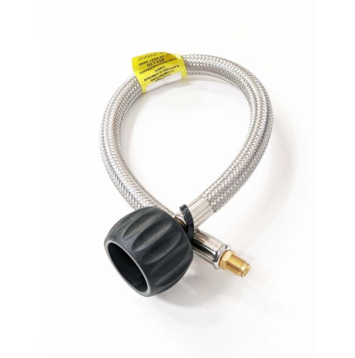 Flexible Gas Pigtail for Dual Gas Regulator 450mm 5/16"