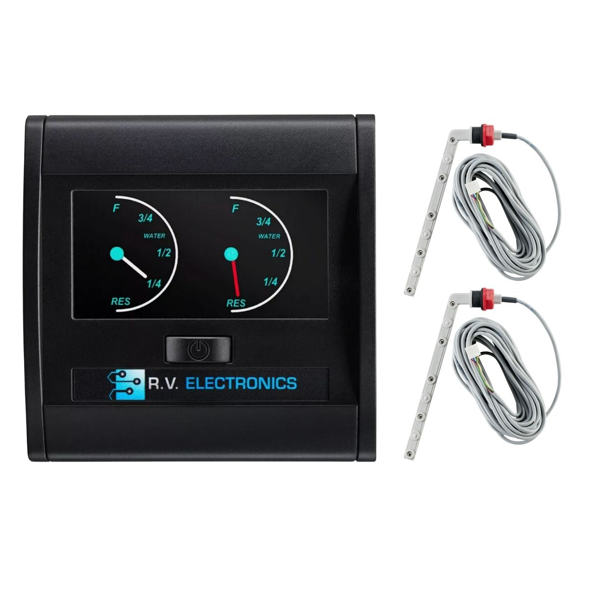 LCD Gauge Double Tank Water Level Indicator