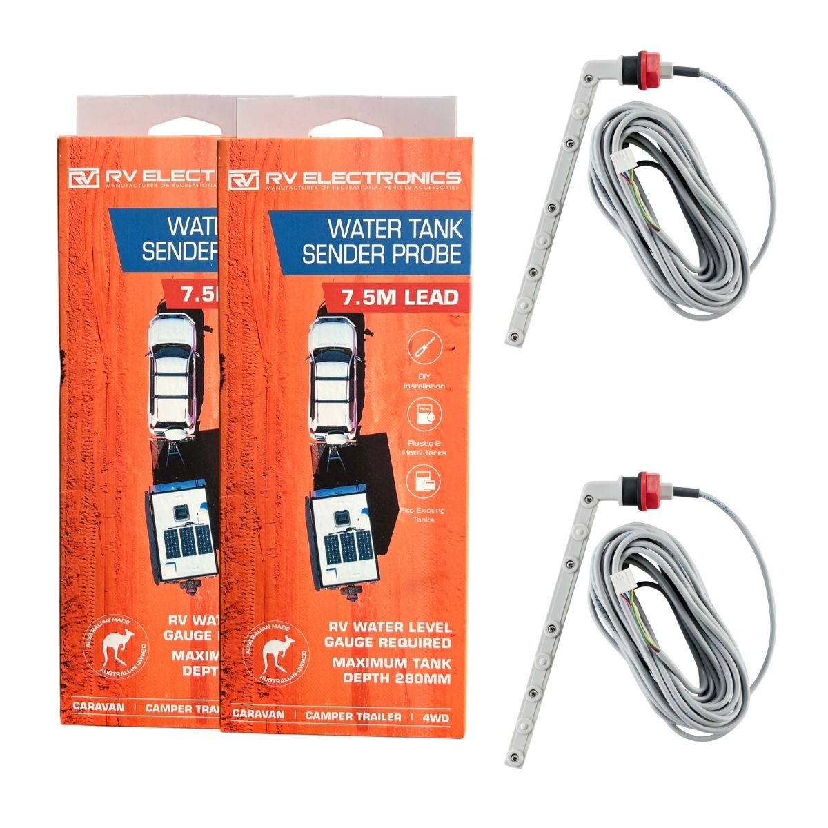 LCD Gauge Double Tank Water Level Indicator