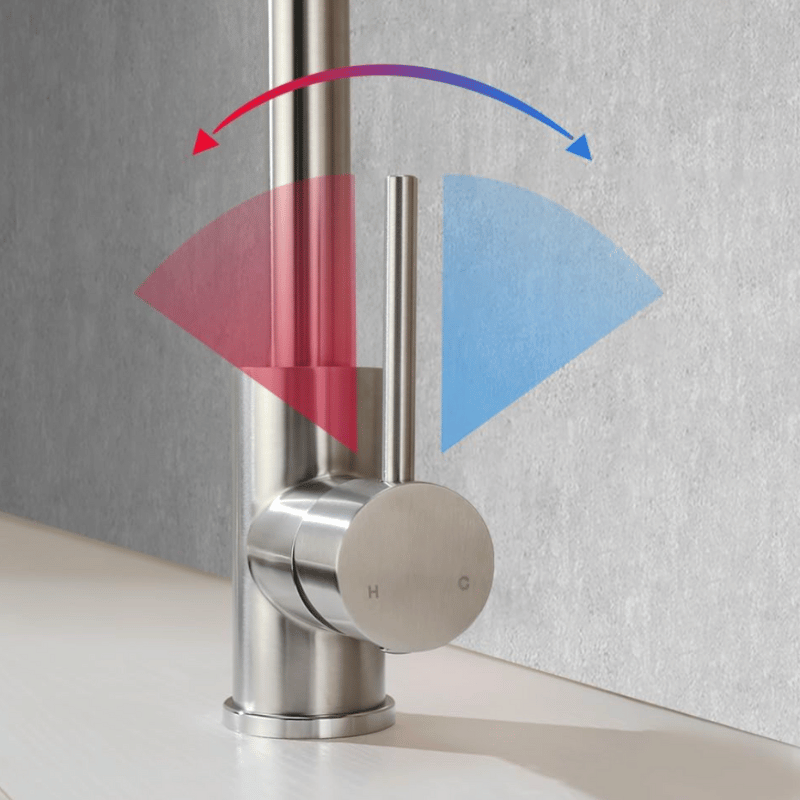 Gooseneck Mixer Brushed Nickel