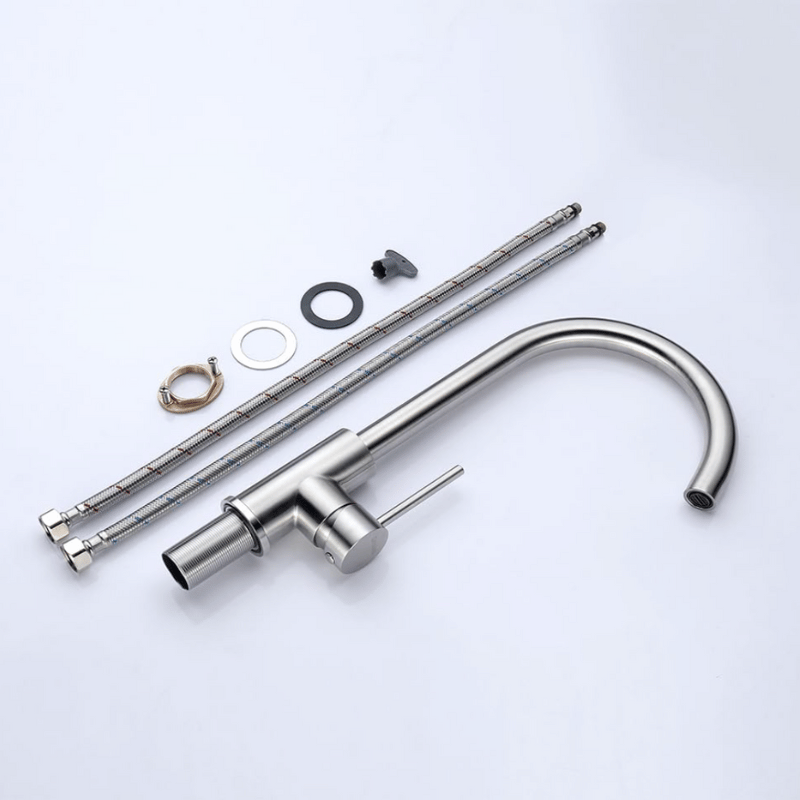 Gooseneck Mixer Brushed Nickel