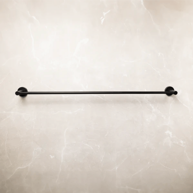 Single Towel Rail - Matte Black