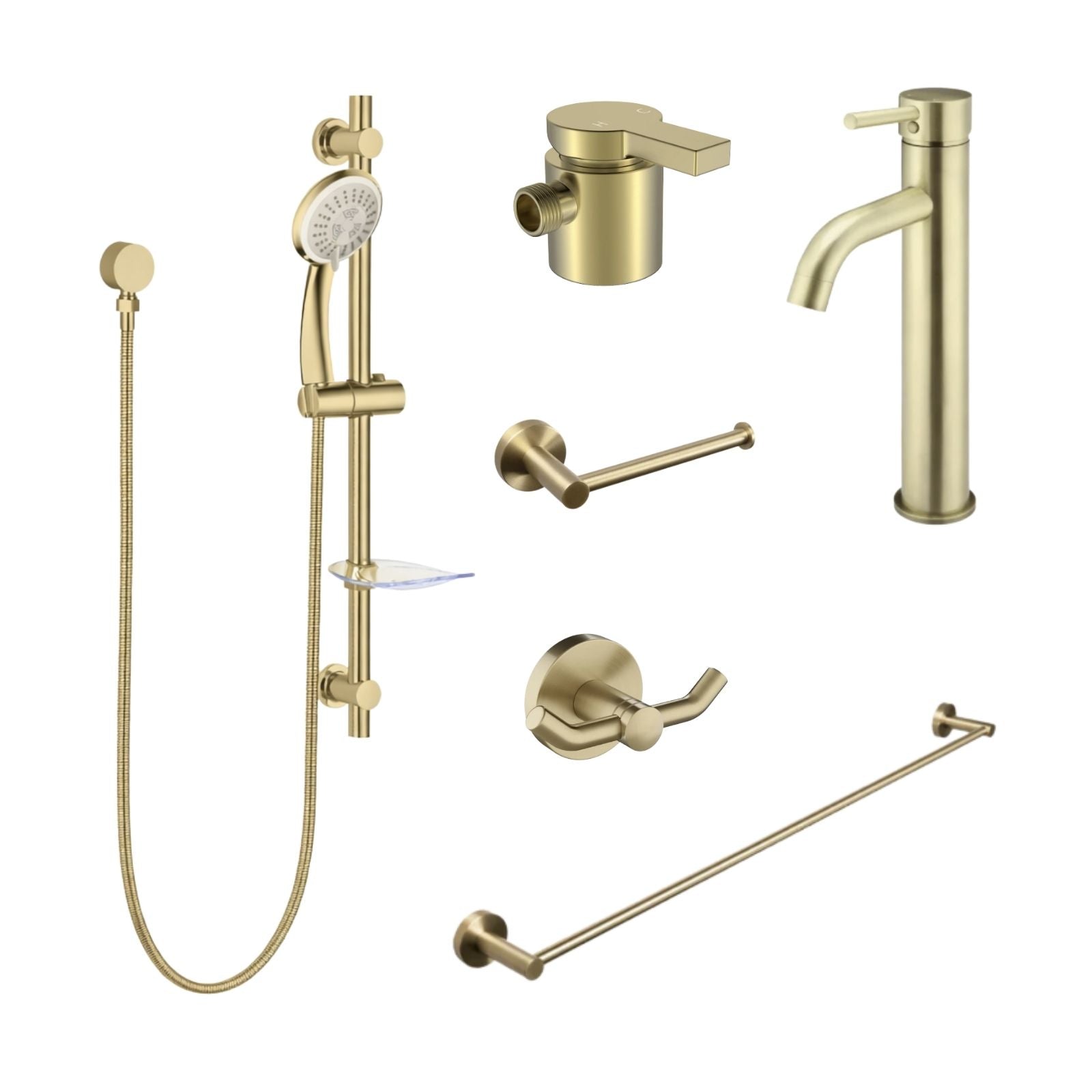 Tapware Combo Package - Brushed Gold
