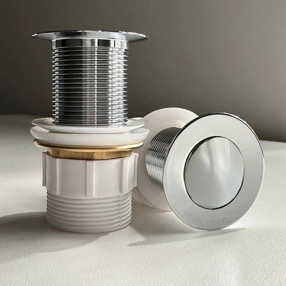 32mm Chrome Pop Up Waste Without Overflow