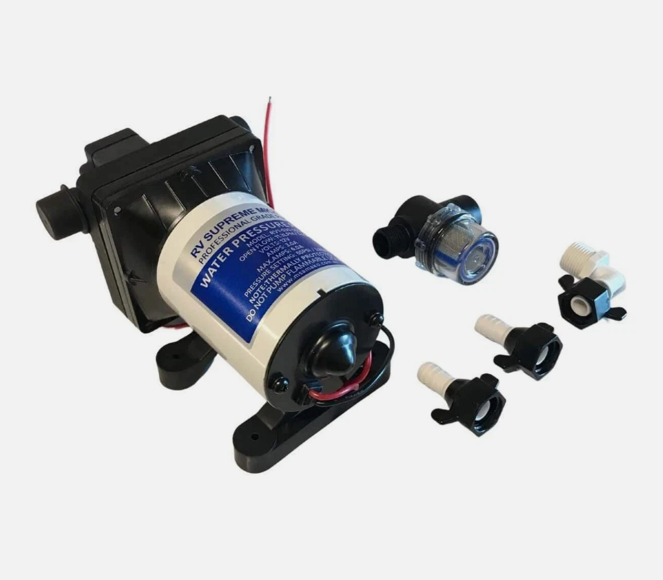 Seaflo Supreme MK2 11.3 lpm 55PSI Pressure Pump 12v Caravan Camper Camping RV