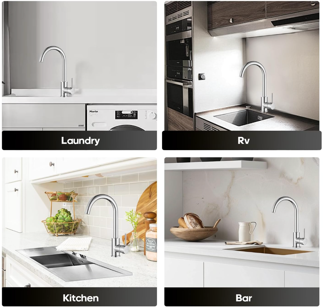 Gooseneck Mixer Gunmetal Grey