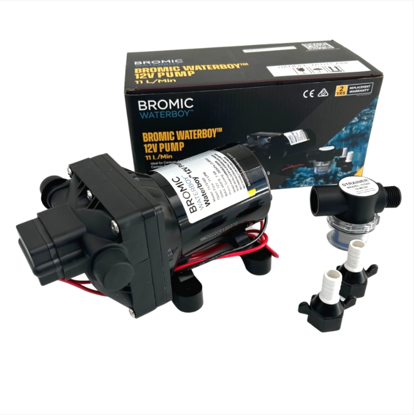 Bromic Waterboy 12v Caravan Pump 11LPM