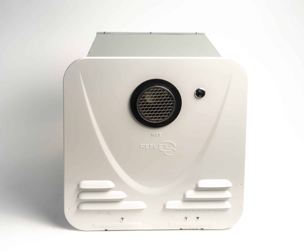 Reflex 12V Caravan Gas Hot Water Heater 11L/min White