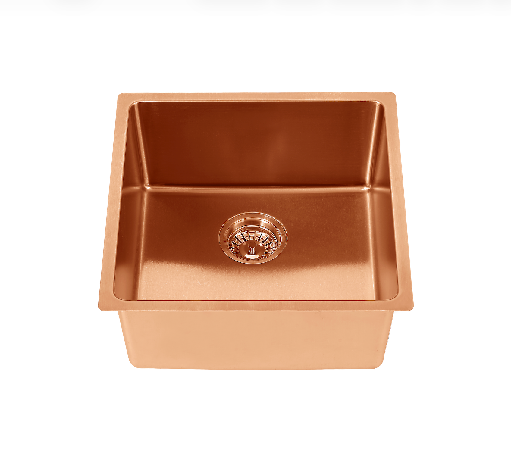 Square Rose Gold Sink - Stainless Steel - 440x440x200