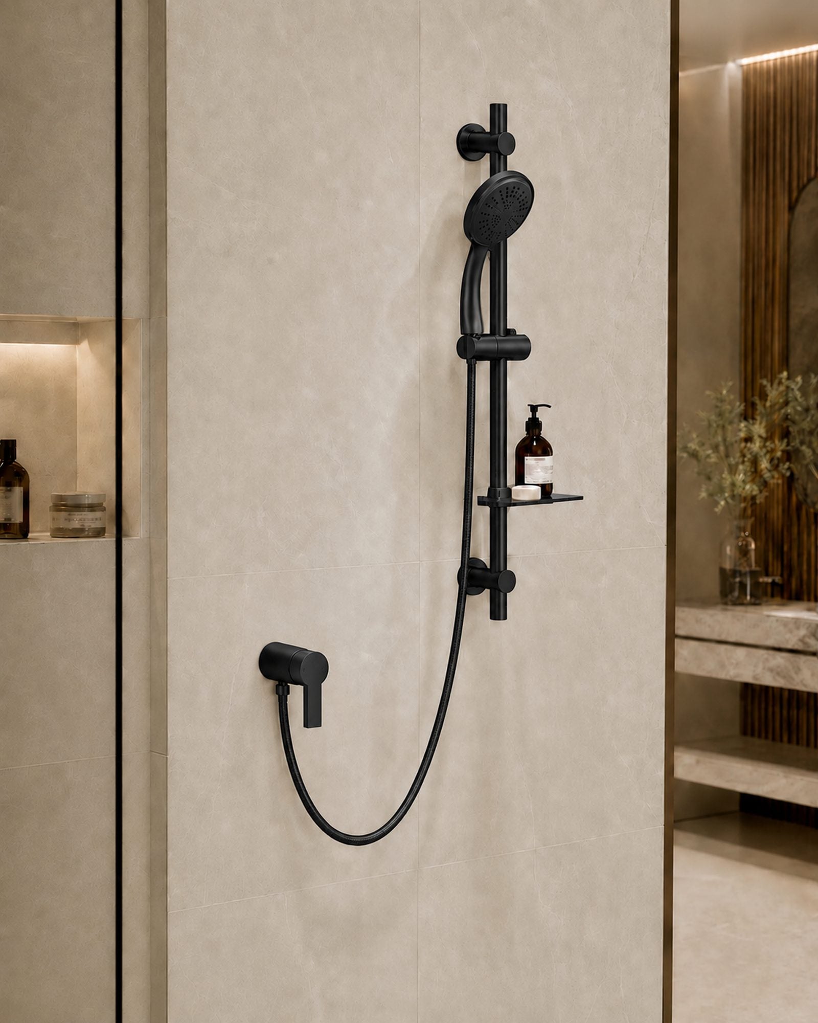 Shower Mixer - Matte Black