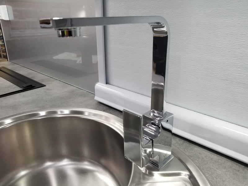 Chrome Sink Square Tall Mixer