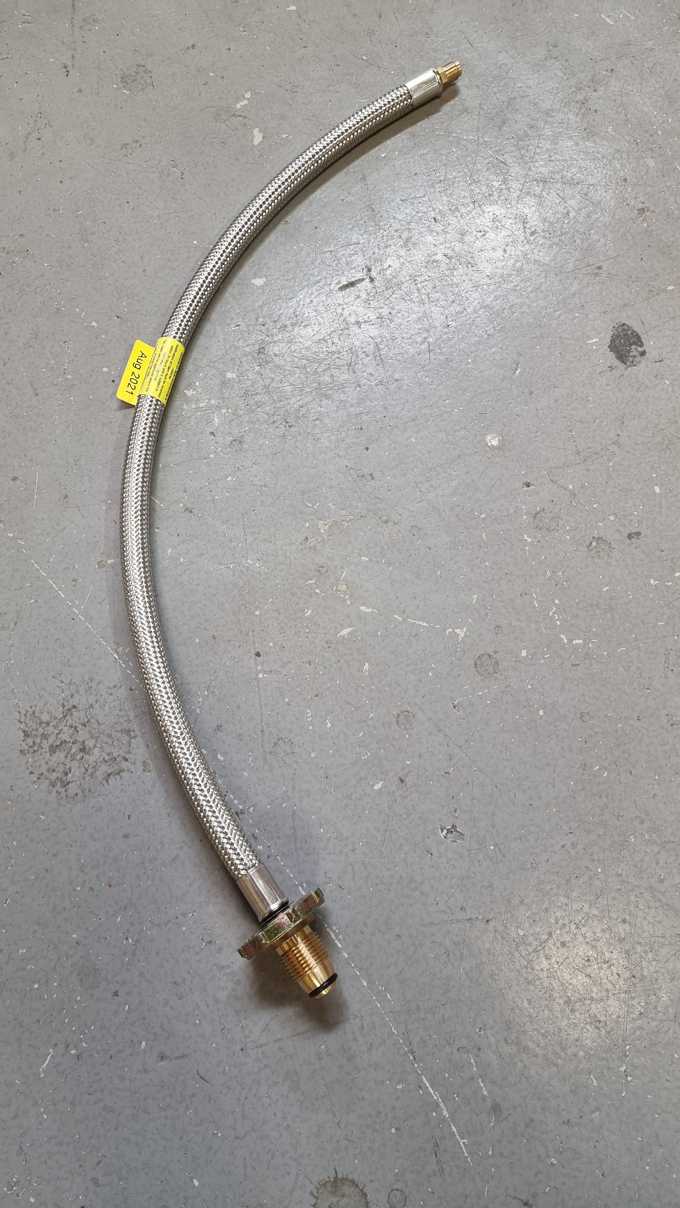Double Gas Regulator Flexi Hose 600mm