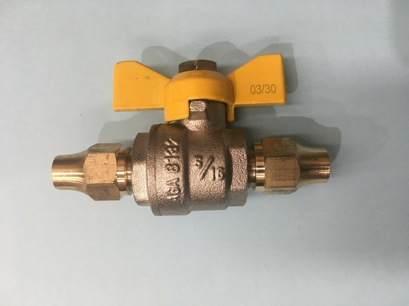 [EBAY] 5/16" Gas Ball Valve / Gas Cock + 5/16" Flare Brass Comp. Nuts