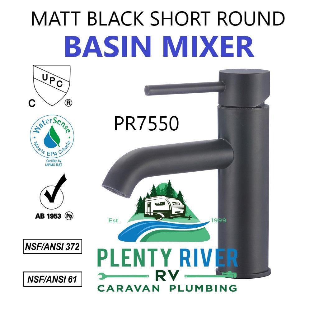 Black Tapware Combo (ROUND) - 4 Piece Kit