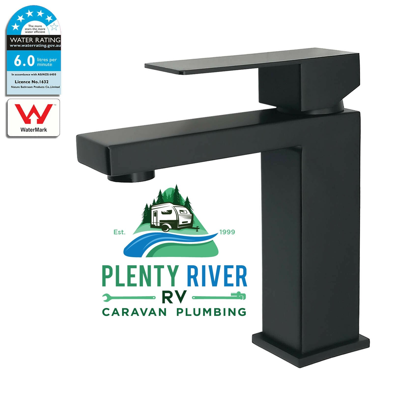Black Basin Short Square Mixer | Plenty River