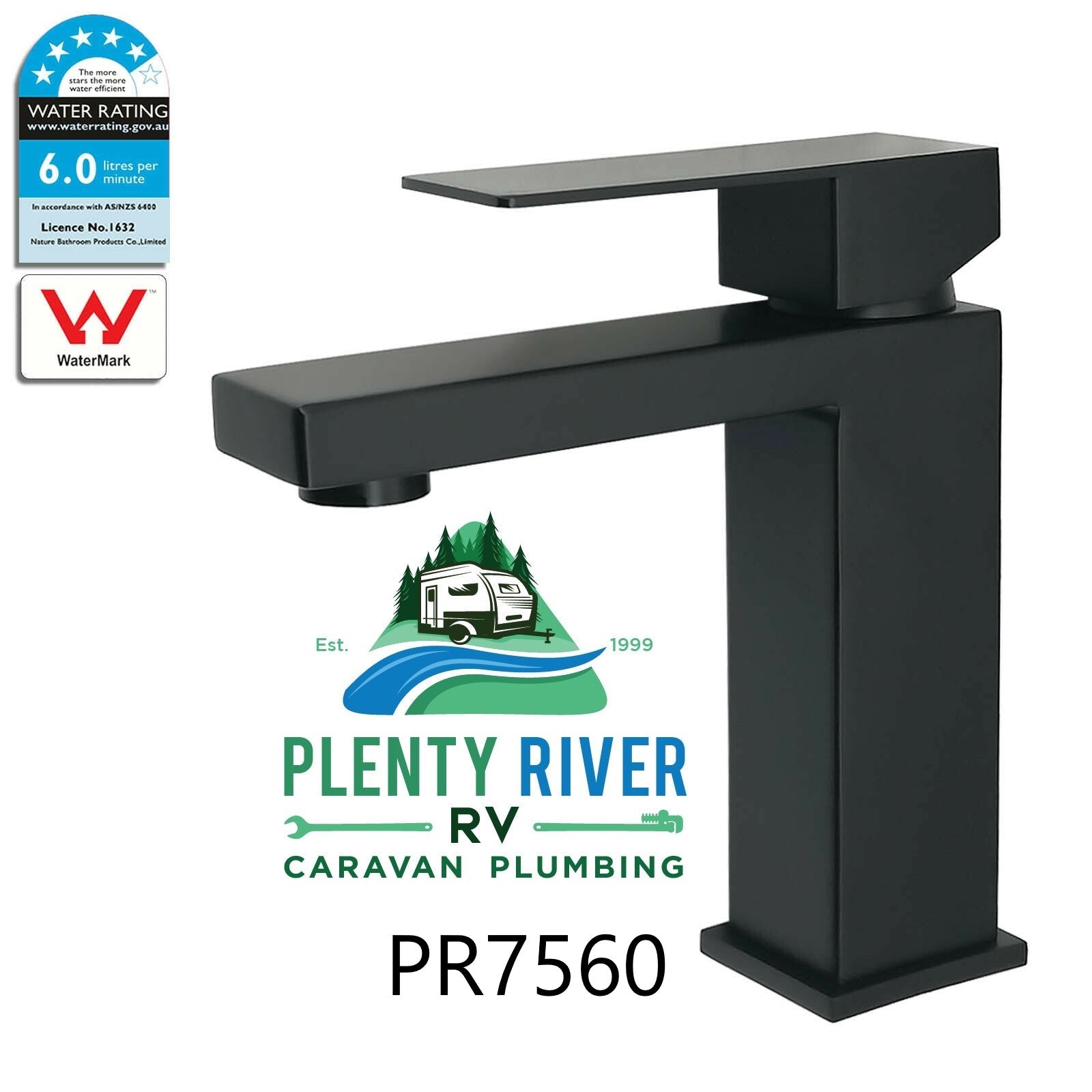 Black Tapware Combo (SQUARE) - 4 Piece Kit