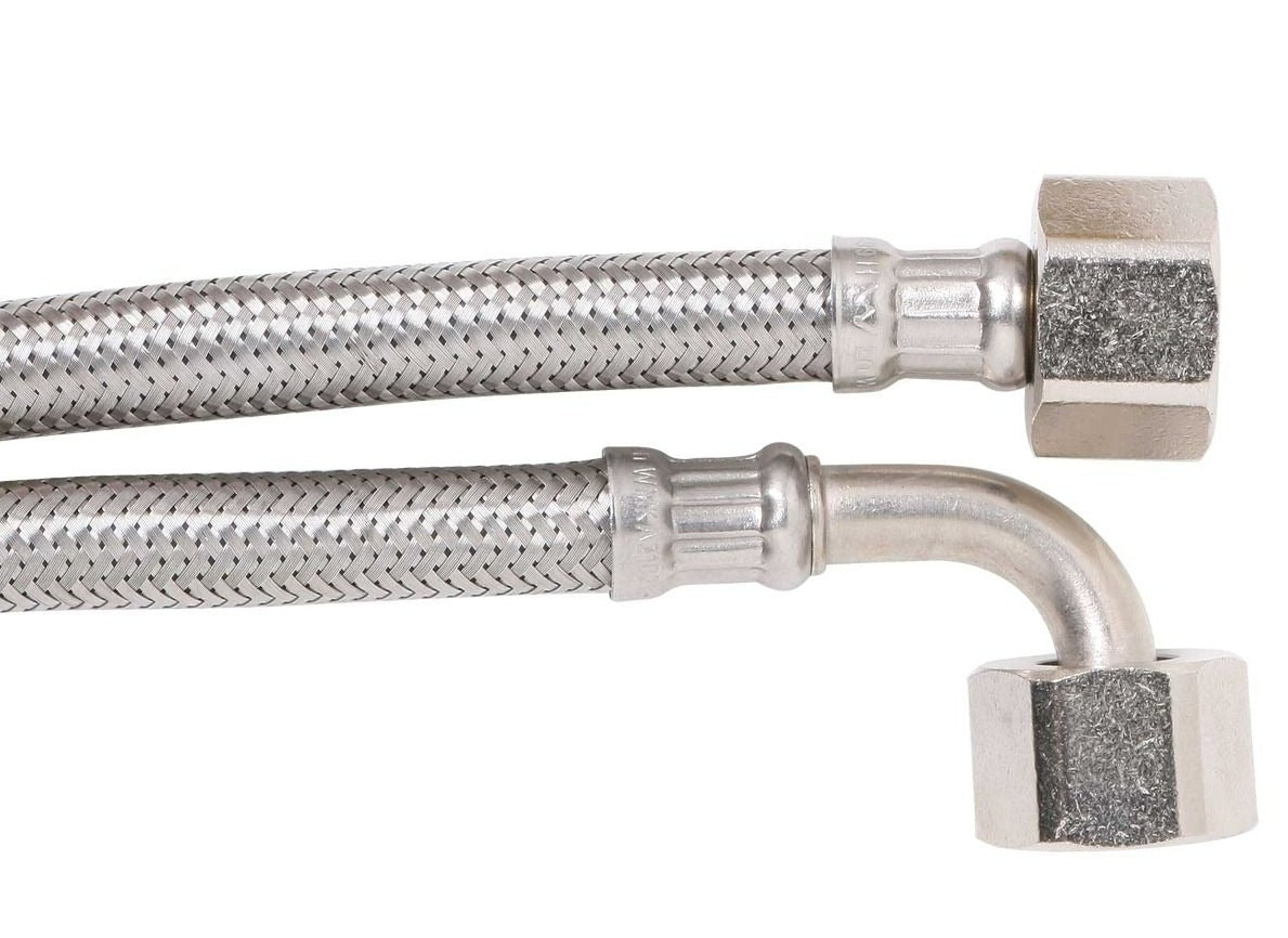 Flexi Hose Water 300mm Elbow