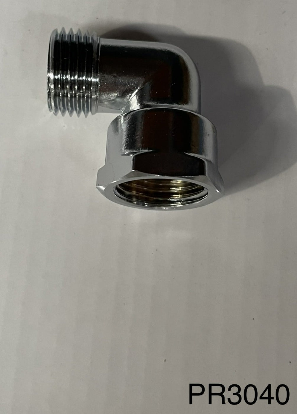 1/2" BSP Male/Female Brass Chrome Plated Elbow