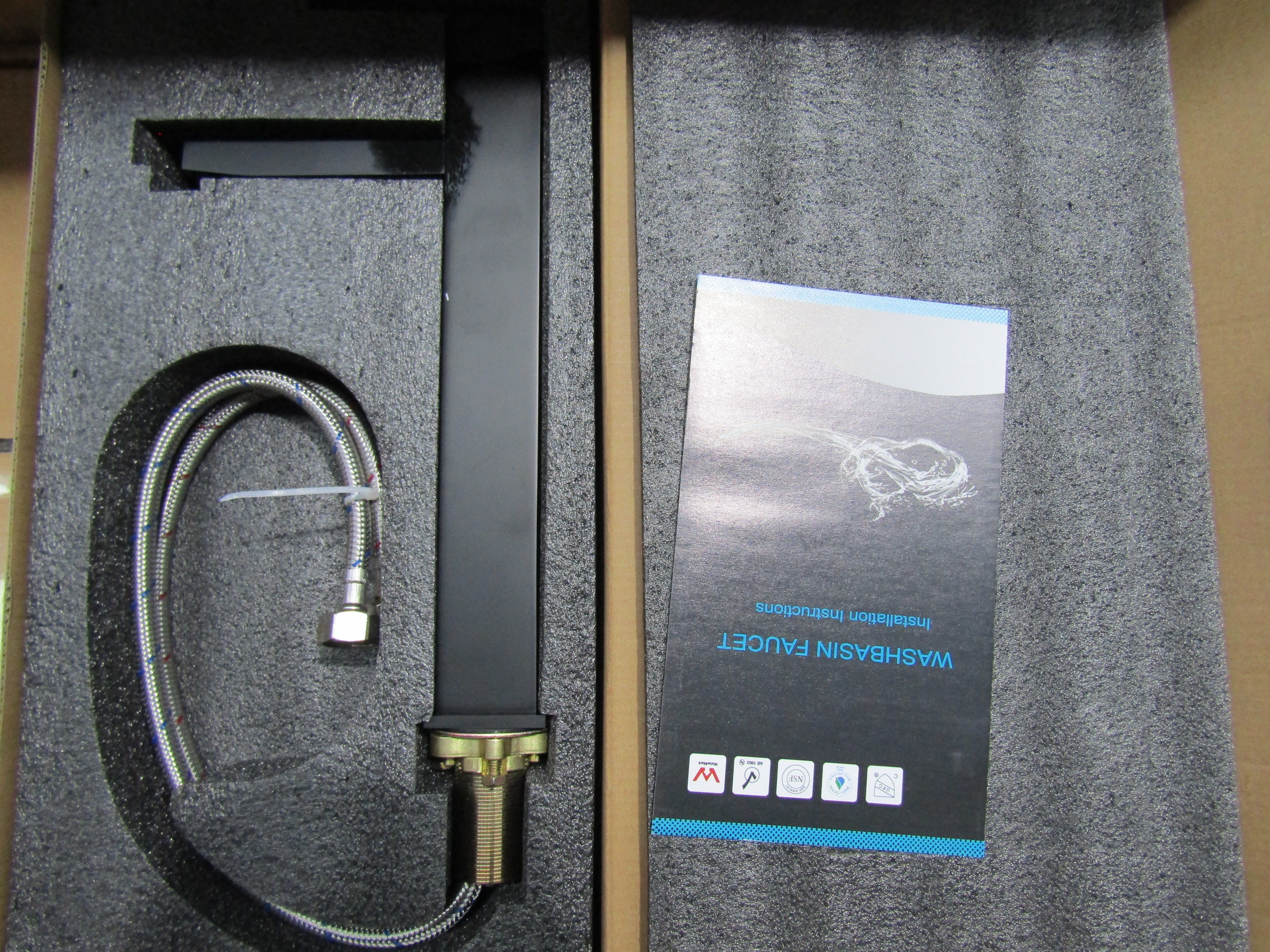 Black Basin Tall Square Mixer