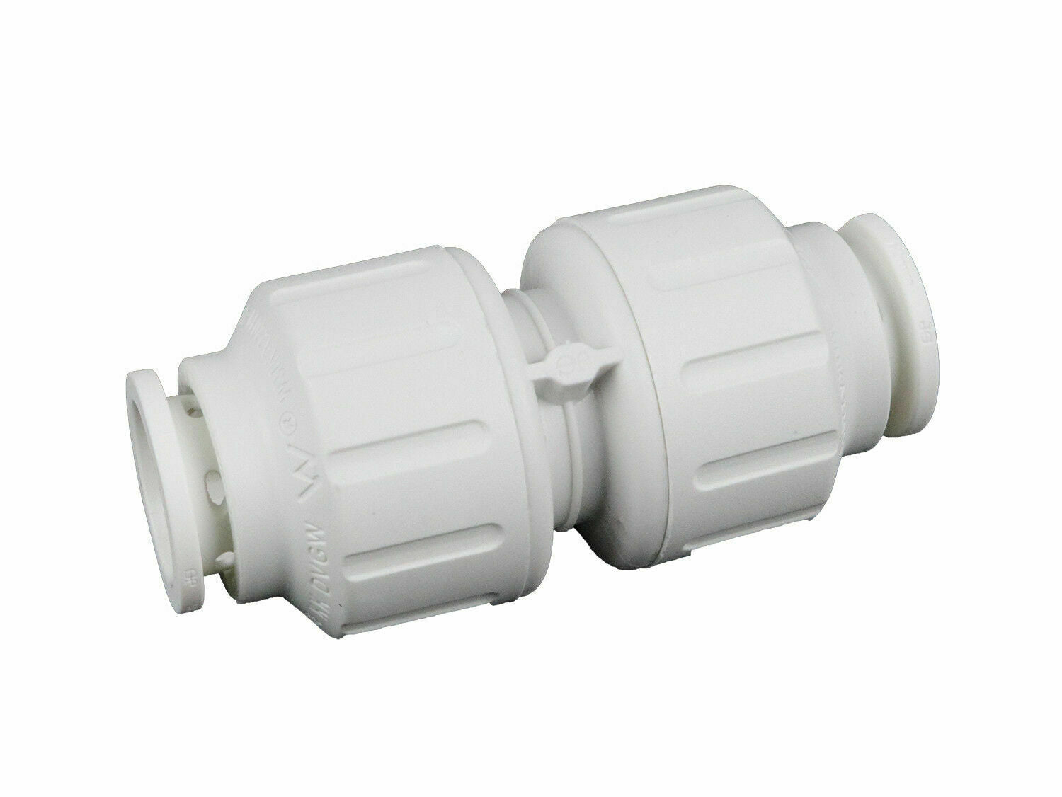 John Guest 12mm Joiner/Straight (WM) White | Plenty River