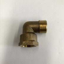 1/2" Brass M/F Elbow
