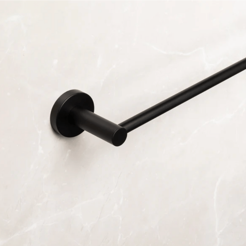 Single Towel Rail - Matte Black