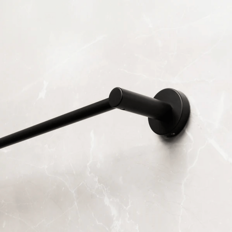 Single Towel Rail - Matte Black