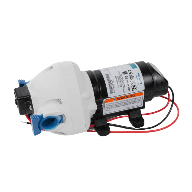 Flojet Triplex 12V Caravan Water Pump 11LPM 50PSI – RV Freshwater Pressure Pump
