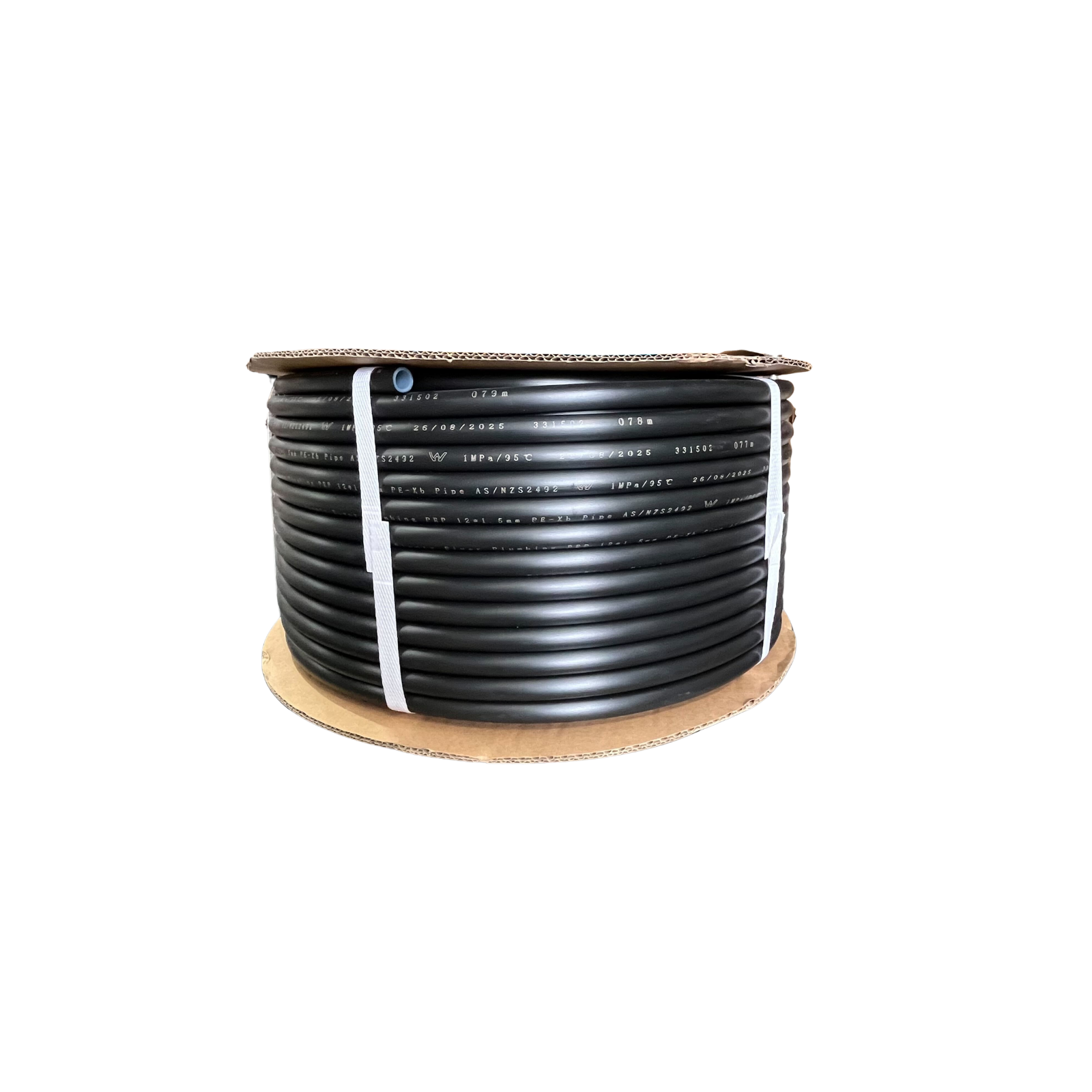 12mm Water Pipe Black WaterMark (80m)