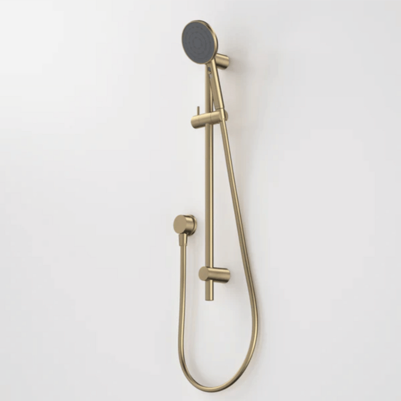 Shower Rail Round - Brushed Gold