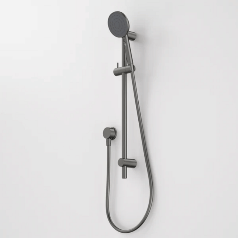 Shower Rail Round - Gunmetal Grey