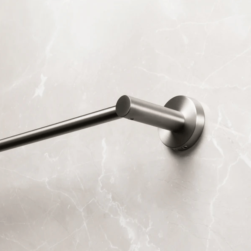 Single Towel Rail - Brushed Nickel